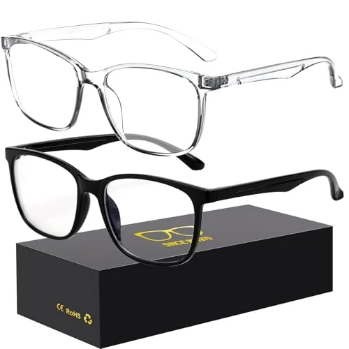 Oilway Blue-Light Blocking Glasses Computer Reading/Gaming/TV/Phones Glasses Fashion Anti Eyestrain Glasses for Women Men